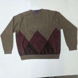 Alan Flusser Size XL 100% Cashmere Sweater
